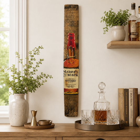 HAND PAINTED BOTTLE STAVE