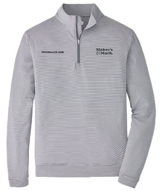 Peter Millar Sugar Stripe Perth Quarter Zip
