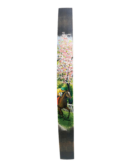 Hand Painted Spring Racing Stave