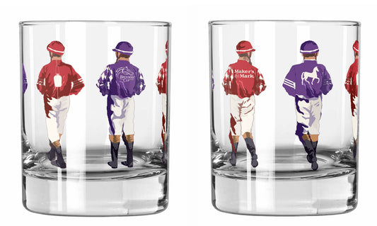 Breeders' Cup x Maker's Mark Jockey Rocks Glass