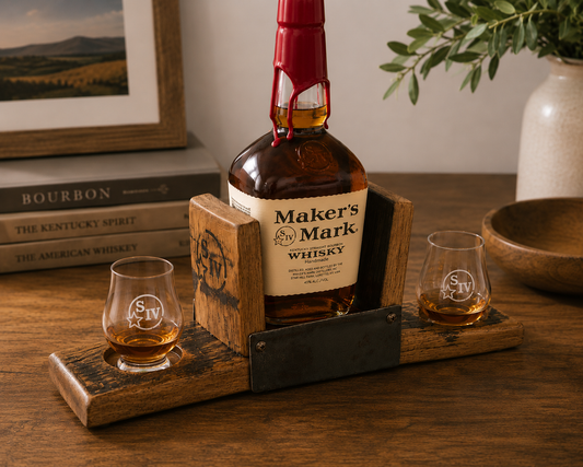 Authentic Barrel Wood Bottle Glorifier
