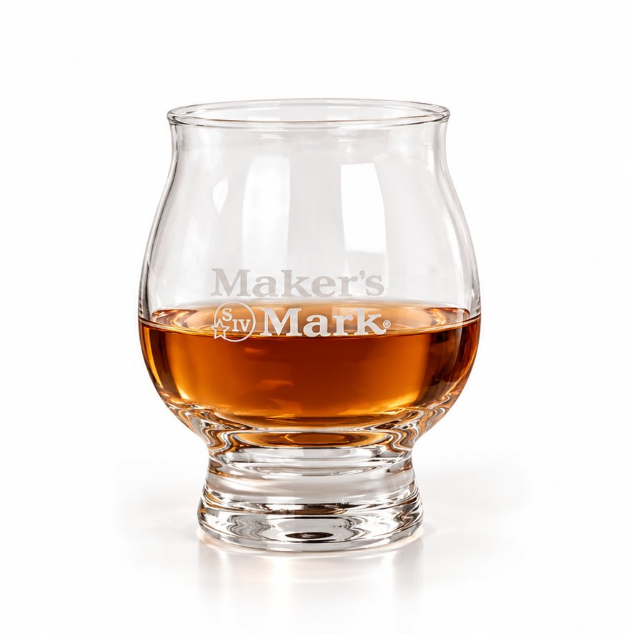 Official Maker's Mark Bourbon Tasting Glass