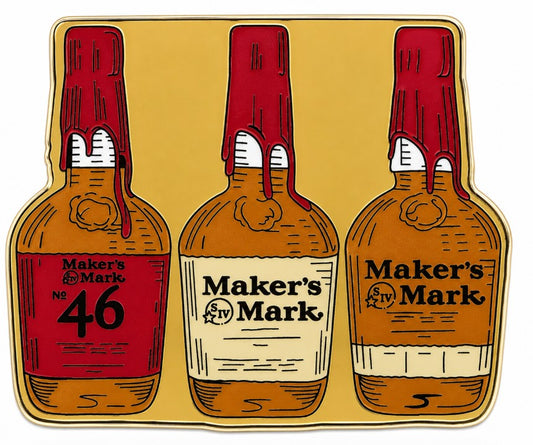 Trio Bottle Lapel Pin