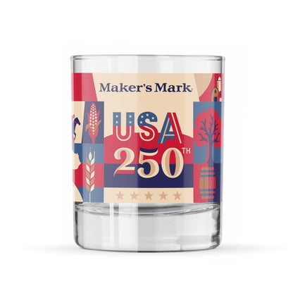 America 250 Rocks Glass