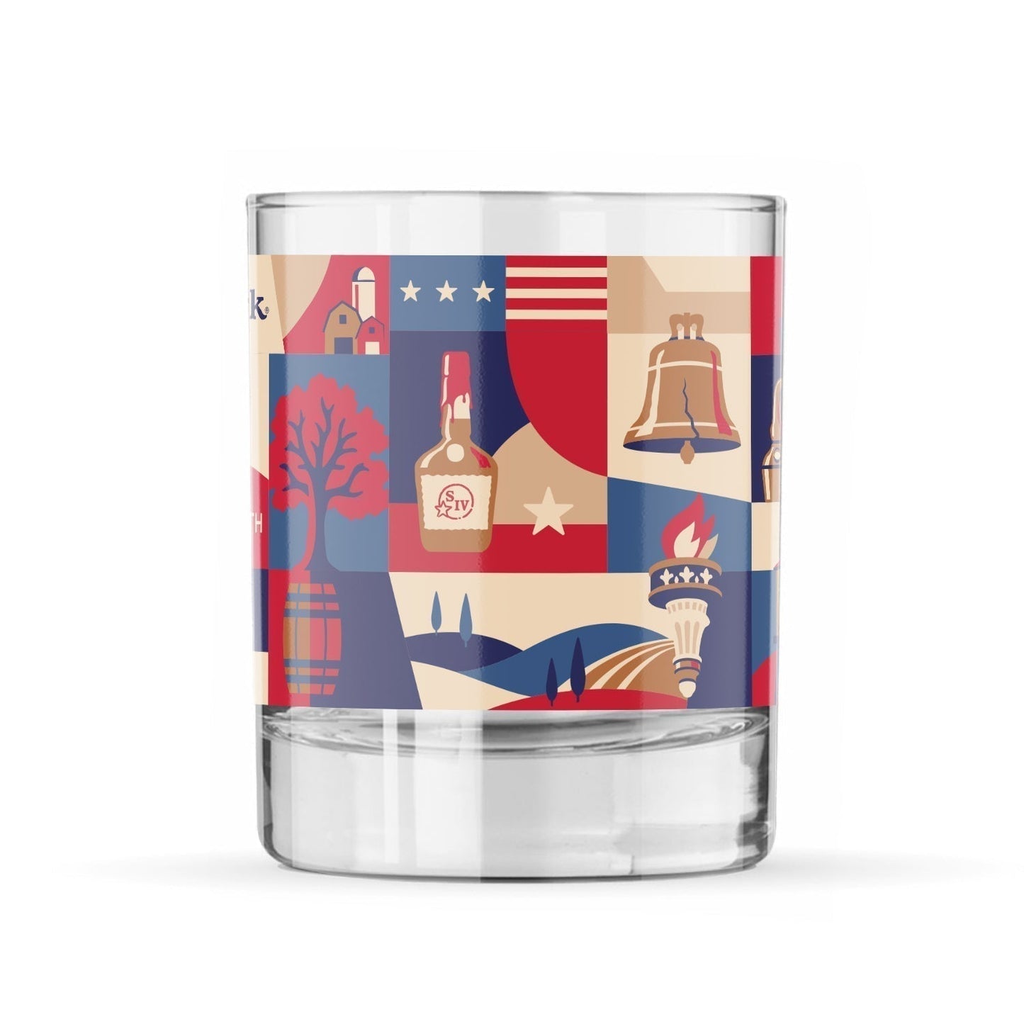 America 250 Rocks Glass