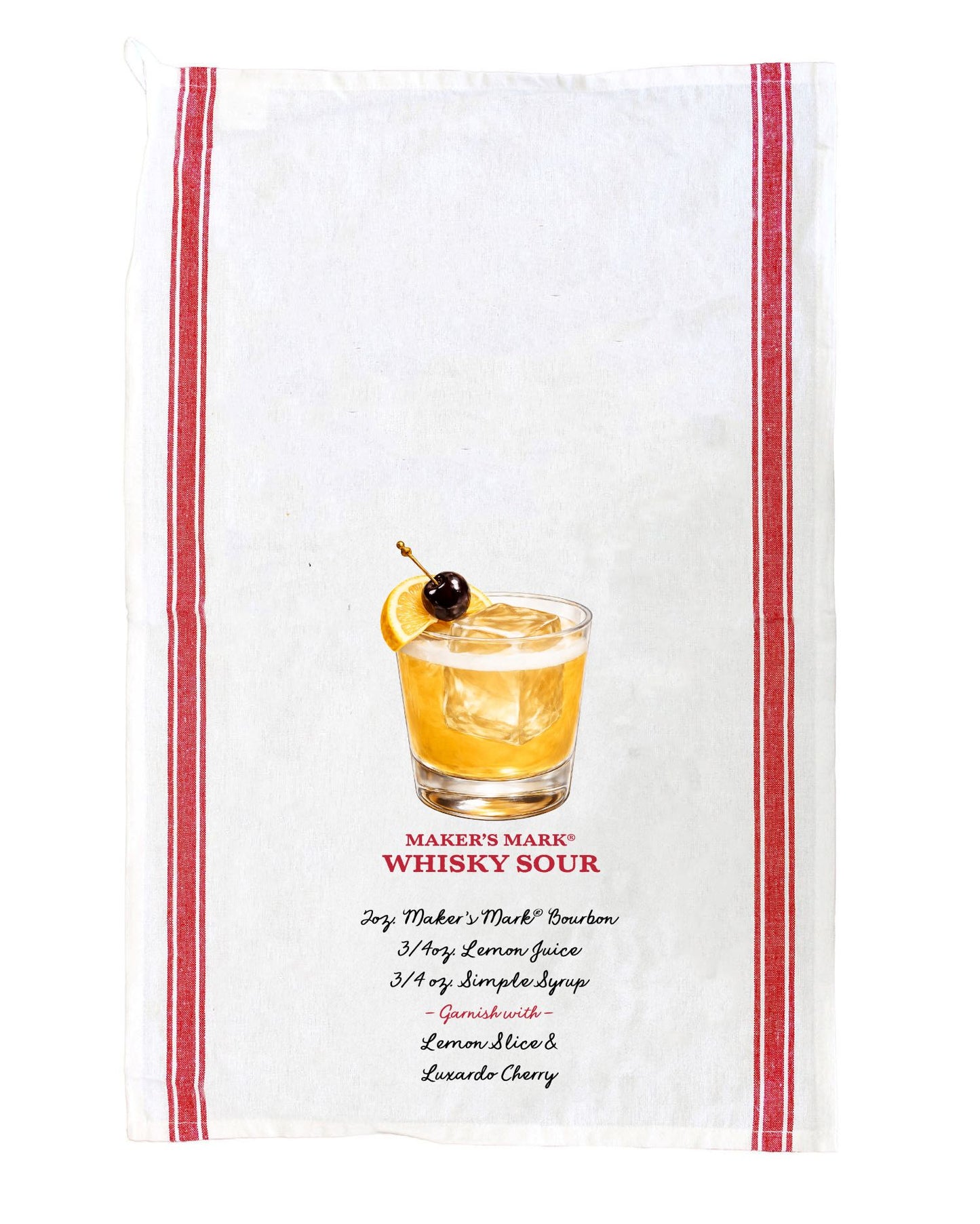 Whisky Sour Bar Towel