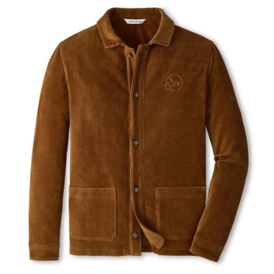 Corduroy Knit Chore Coat