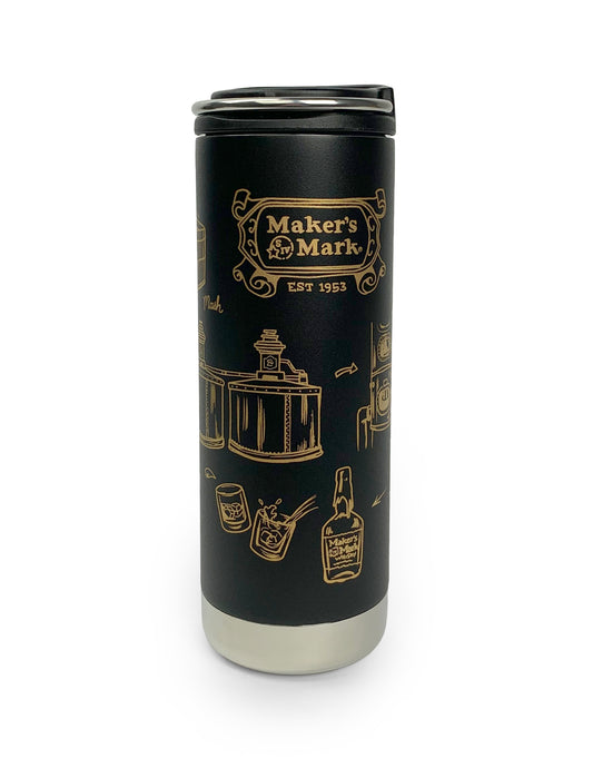 Maker's Mark Line Art Klean Kanteen 16oz B Corp Bottle