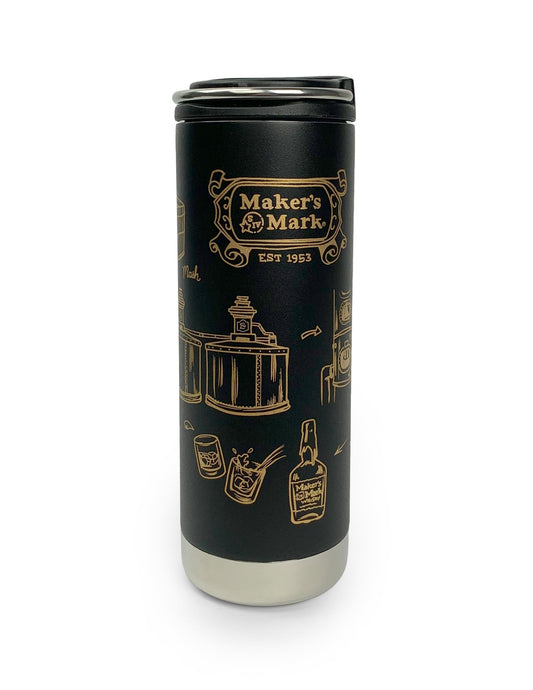Maker's Mark Line Art Klean Kanteen 16oz B Corp Bottle