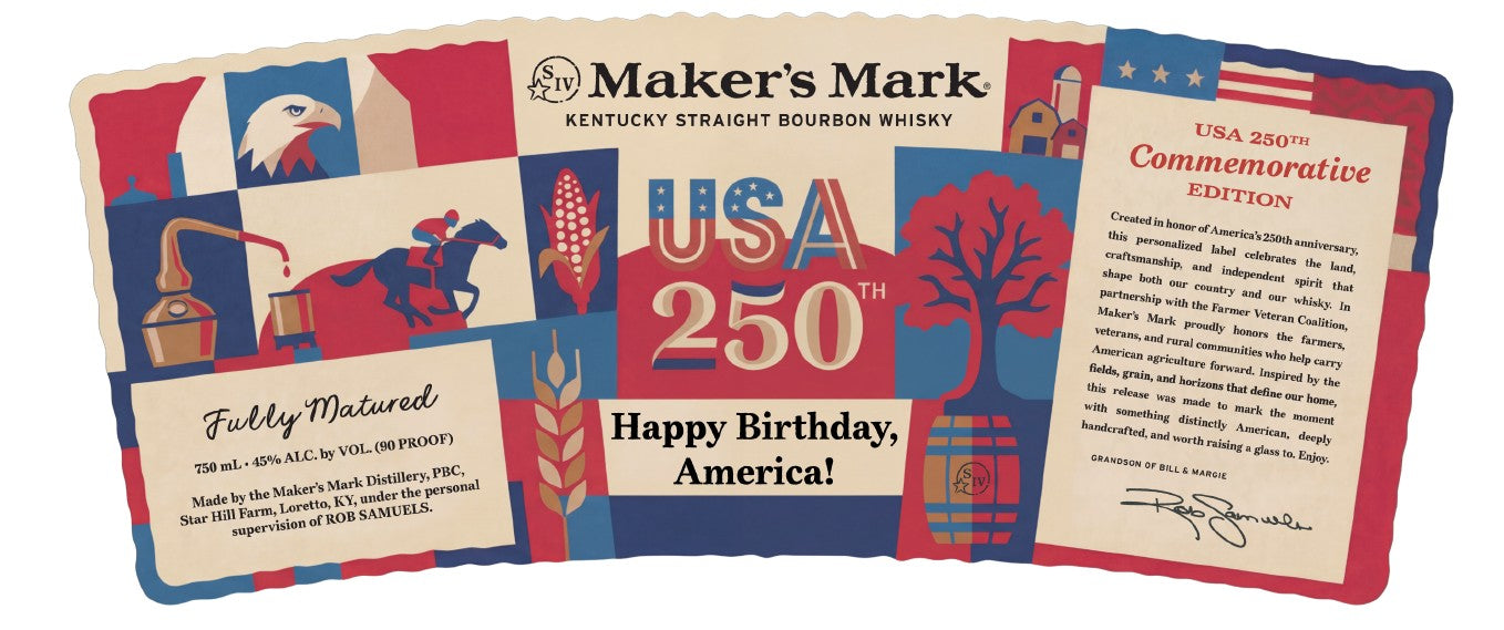 America 250th Label