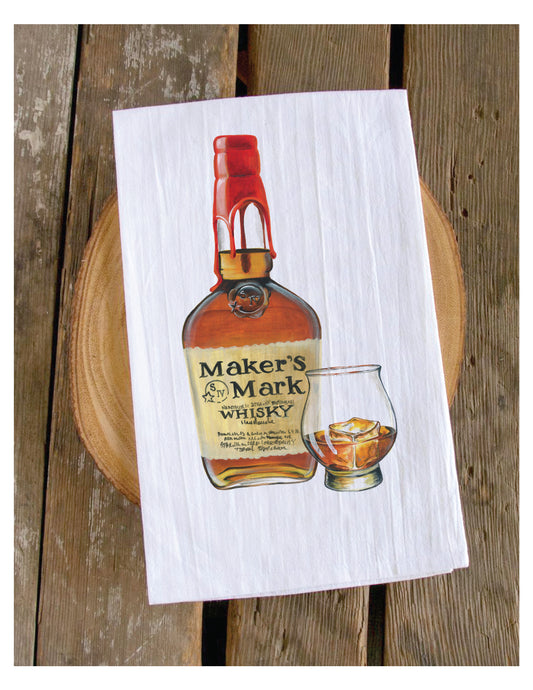 Maker's Mark Bottle Bar Towel