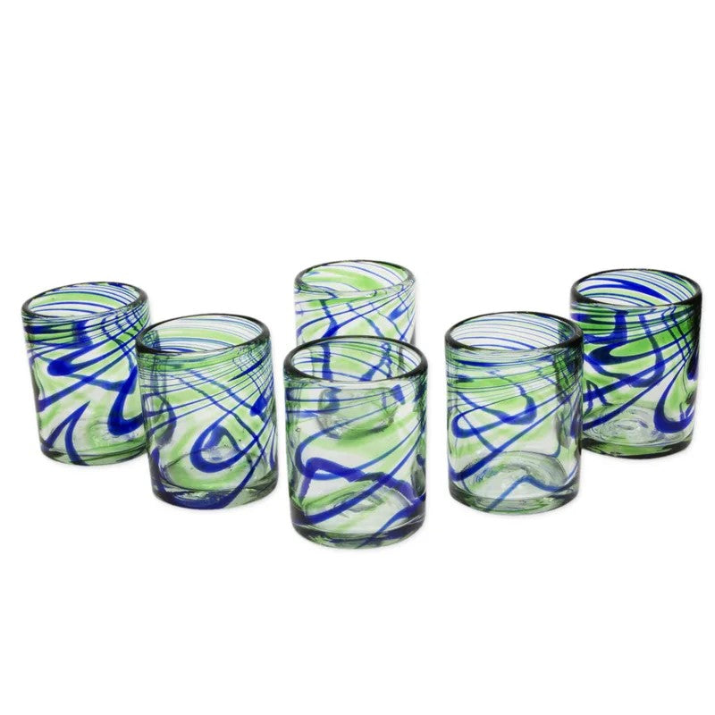 Elegant Energy Handblown Rocks Glass