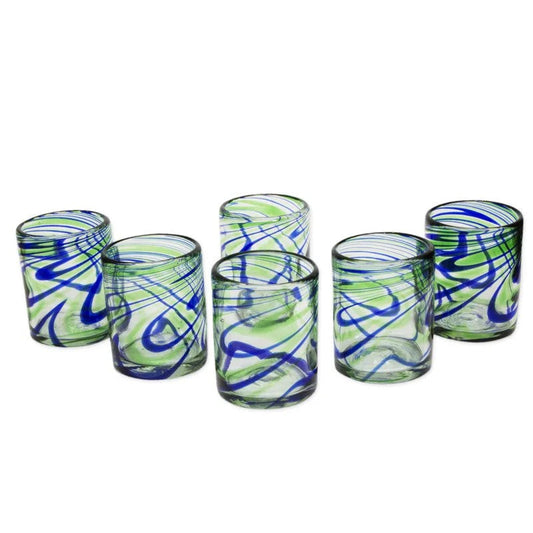 Elegant Energy Handblown Rocks Glass