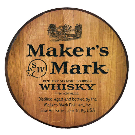 Distillery Image Engraved Barrel Head