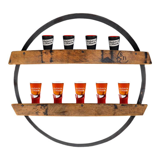 Authentic Barrel Wood Shelf