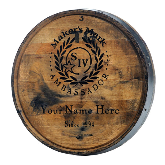 Personalized Ambassador Authentic Barrel Head